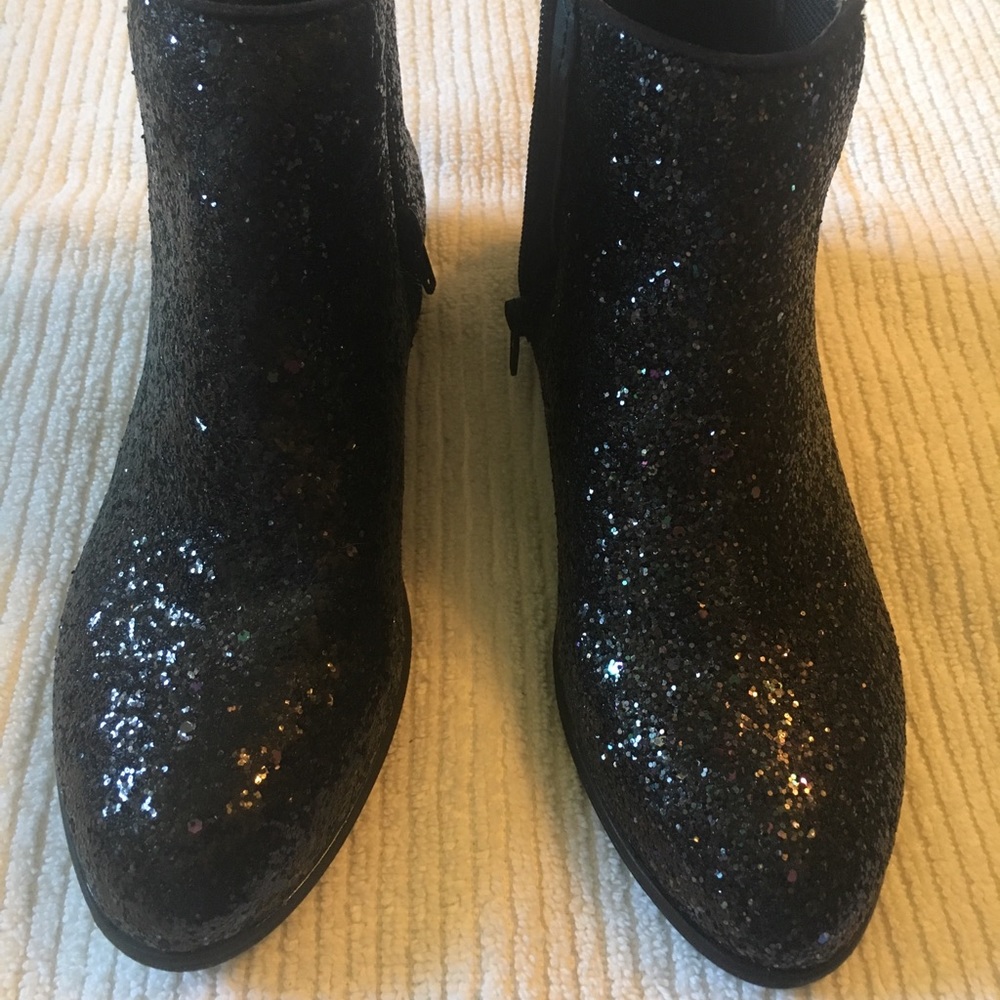 Stevie’s Short Sequin Booties